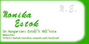 monika estok business card